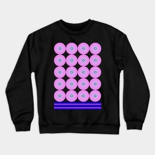 Circles Pattern Crewneck Sweatshirt